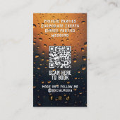 drank bartender Professional | Bierleverancier Visitekaartje (Achterkant)