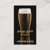 drank bartender Professional | Bierleverancier Visitekaartje (Voorkant)
