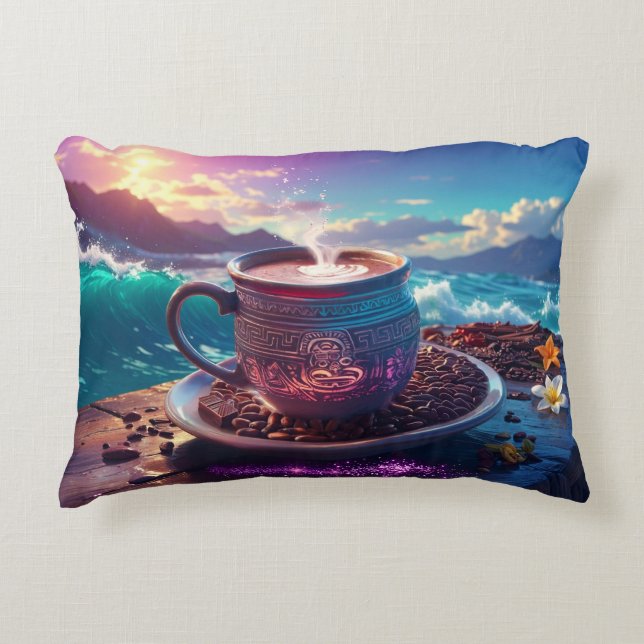 DRANK DER GODEN - COCOA ACCENT KUSSEN (Voorkant)