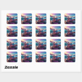 DRANK DER GODEN - COCOA VIERKANTE STICKER (Vel)