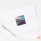 DRANK DER GODEN - COCOA VIERKANTE STICKER (Envelop)