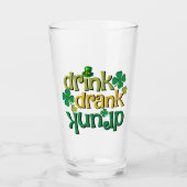 Drank Drinken Gedronken St. Patrick's Day Glas (Voorkant)