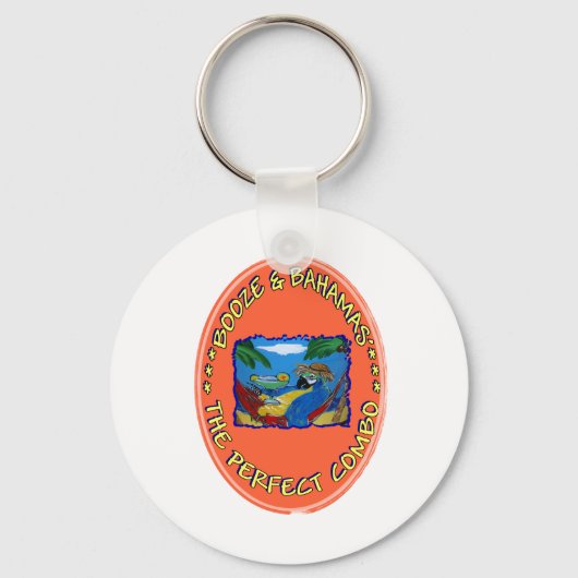 Drank en Bahamas Sleutelhanger (Voorkant)