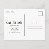 Drank, Eten, Slecht Dansen Leuk LGBT Gay Sla de Da Aankondigingskaart (Achterkant)