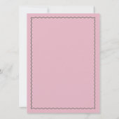 Drank genieten en vrolijk zijn Retro golvende fees Kaart (Achterkant)