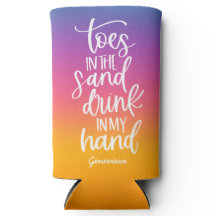Drank in mijn Hand Mooie Typografie met Gradiënt