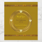 Drank Liquor Bruiloft Evenementen Label Set Wijn Etiket (Enkel label)