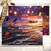 Drank op het strand Halloween Cocktail Party Kaart