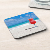 Drank op het strand onderzetter (Linkerzijde)