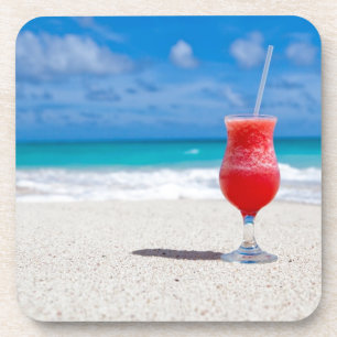 Drank op het strand onderzetter