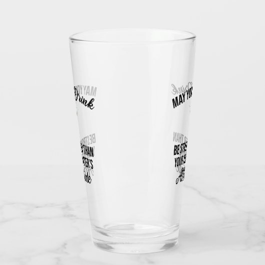 Drank Sterker Dan De Attitude Van Je Dochter Grapp Glas (Links)