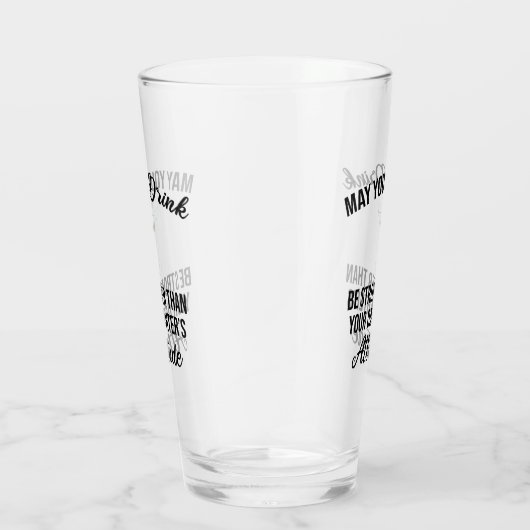 Drank Sterker Dan De Attitude Van Je Dochter Grapp Glas (Rechts)