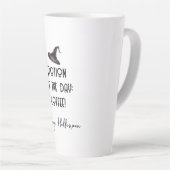 Drank van de dag Witte Halloween Latte Mok (Rechterhoek)