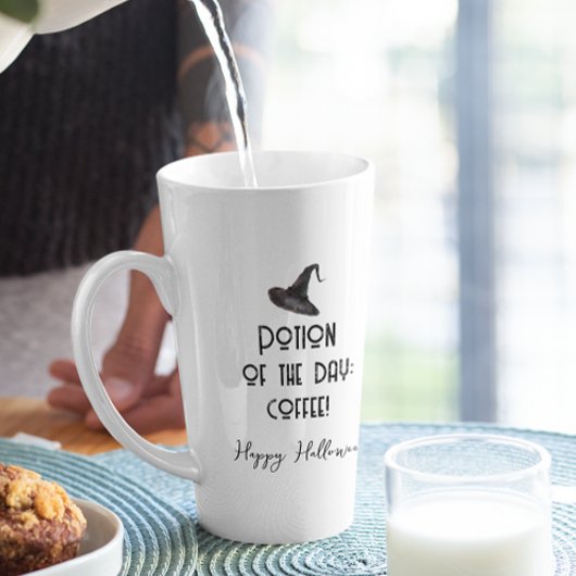 Drank van de dag Witte Halloween Latte Mok
