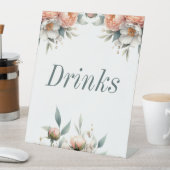 Drankbar bord reclamebord met voetstuk (Insitu)