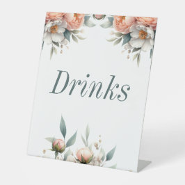 Drankbar bord reclamebord met voetstuk