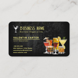 drankbarman | Modern zwart Visitekaartje