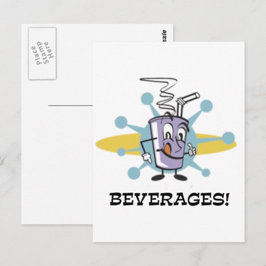 Dranken Briefkaart (Voorkant / Achterkant)