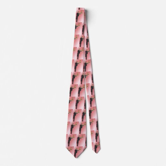 dranken, Butler Serving Wine op lade Stropdas (Voorkant)