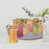  dranken, Drinken met ijsblokjes op een lade (Staand voorkant)