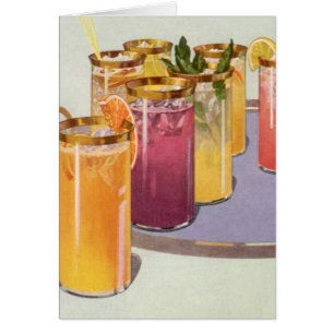 dranken, Drinken met ijsblokjes op een lade