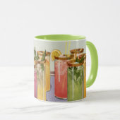  dranken, Drinken met ijsblokjes op een lade Mok (Voorkant rechts)