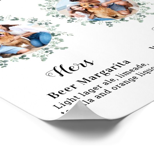 Dranken met een persoonlijke signatuur Elegante tr Poster (Hoek)