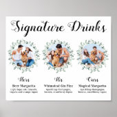 Dranken met een persoonlijke signatuur Elegante tr Poster (Voorkant)