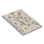 Dranken Spiraal Notebook Notitieboek (Rechterzijde)