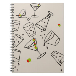 Dranken Spiraal Notebook Notitieboek