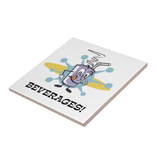 Dranken Tegeltje (Zijkant)