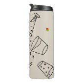 Dranken Thermische Tumbler Thermosbeker (Geroteerd rechts)