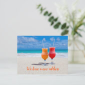 Dranken Verhuizing Aankondiging Briefkaart (Staand voorkant)