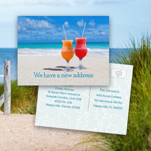 Dranken Verhuizing Aankondiging Briefkaart