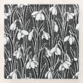 Dranken voor bloemen glazen onderzetter (Voorkant)