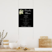 Drankenkaart | Trouwbord Poster (Keuken)