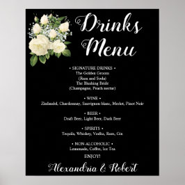 Drankenkaart | Trouwbord Poster