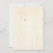 drankfles Halloween Invitation Kaart (Achterkant)