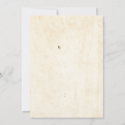  drankfles Halloween Invitation Kaart (Achterkant)