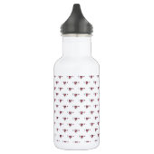 Drankfles, Schattig ik Hou van jou, Doodlepatroon Waterfles (Links)