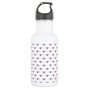Drankfles, Schattig ik Hou van jou, Doodlepatroon Waterfles