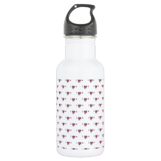 Drankfles, Schattig ik Hou van jou, Doodlepatroon Waterfles