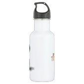 Drankflesje, Humoureuze Alien Top Secret Cartoon Waterfles (Achterkant)