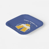 Drankjes & Drinken Bier Mokken juichen Pickleball Papieren Bordje (Gebogen)