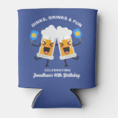 Drankjes & Drinken Funny Cartoon Bier Mokken Pickl Blikjeskoeler (Voorkant)