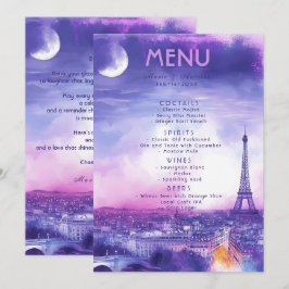 DRANKJES + mooie tekst Amour Éternel Menu