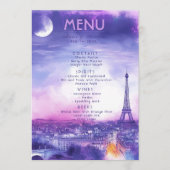 DRANKJES + mooie tekst Amour Éternel  Menu (Voorkant)