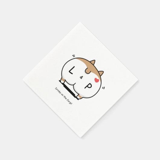 Drankjes op de Corgi Servet (Hoek)