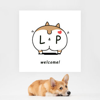 Drankjes op de Corgi-servet Servet