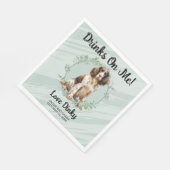 Drankjes op Mij! Engelse Springer Spaniel Hond Fot Servet (Hoek)
